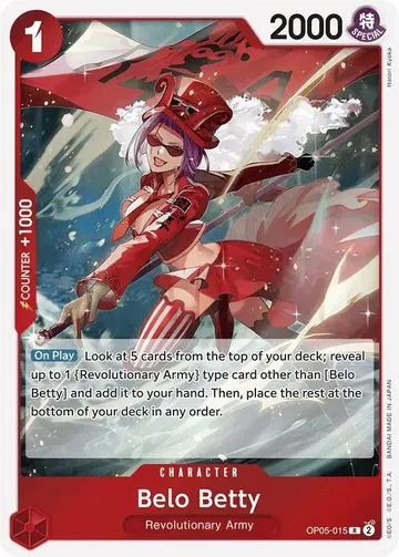Belo Betty OP05-015 · Reprint $0.54