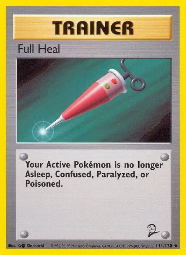 Base Set 2 英語版 Full Heal 111 カード表面