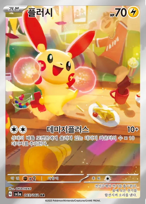 레이징서프 韓国語版 플러시 65 カード表面