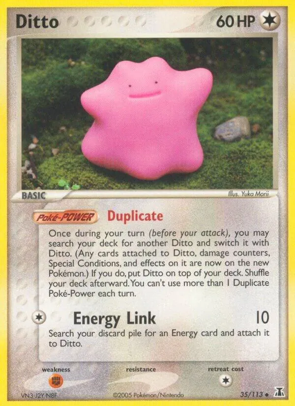 EX Delta Species 英語版 Ditto 35 カード表面