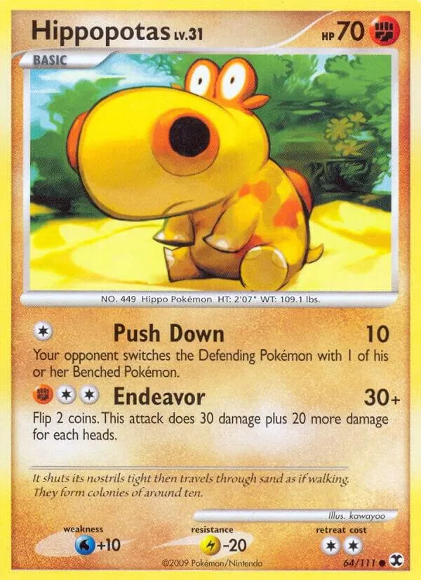 Front of Hippopotas 64, Platinum—Rising Rivals English
