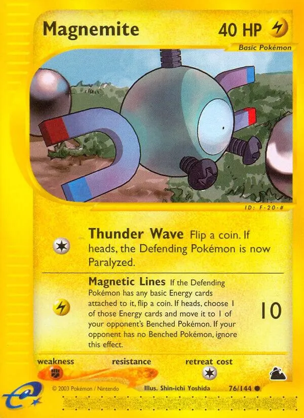 Skyridge 英語版 Magnemite 76 カード表面