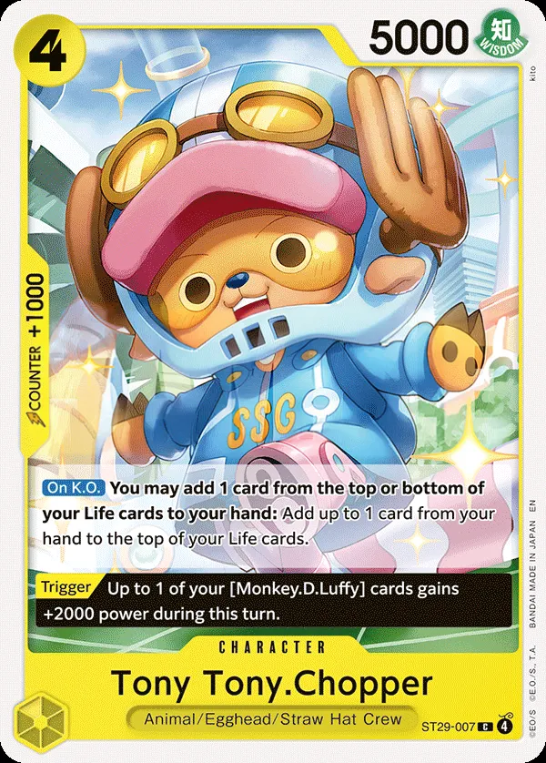 Egghead 영어판 Tony Tony.Chopper ST29-007 카드 앞면
