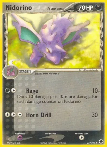 Nidorino δ 35 $1.38