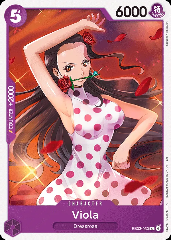 One Piece Heroines Edition 英語版 Viola EB03-030 カード表面