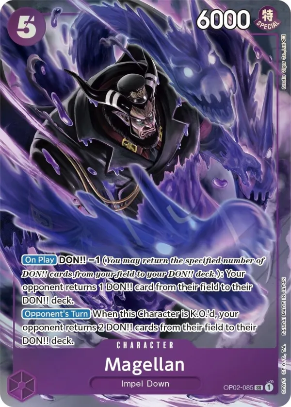 Paramount War 英語版 Magellan OP02-085 · パラレル カード表面