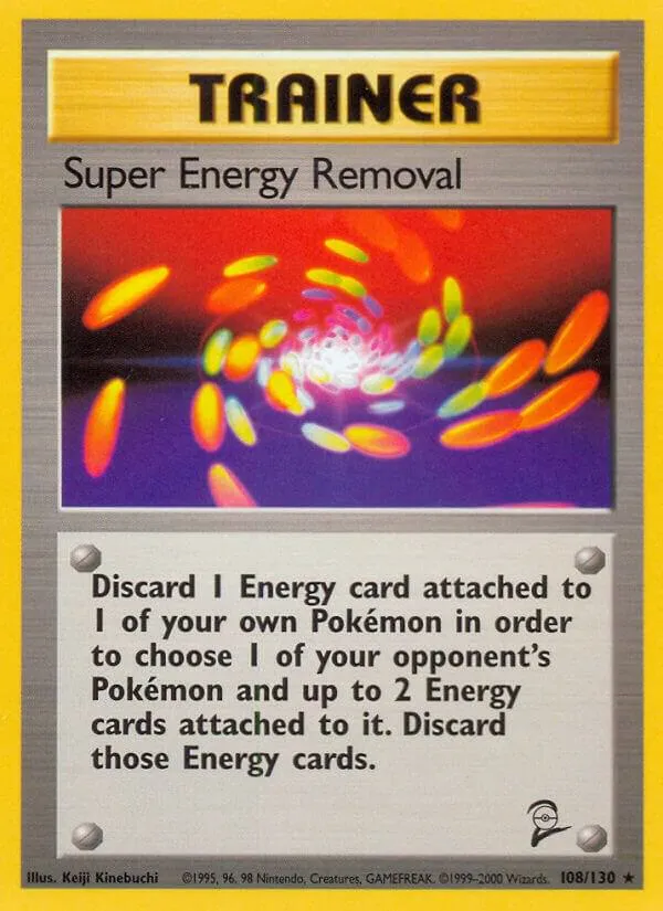 Base Set 2 英語版 Super Energy Removal 108 カード表面