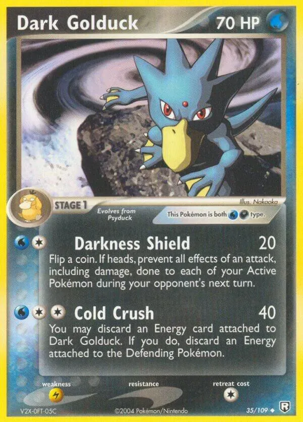 EX Team Rocket Returns 영어판 Dark Golduck 35 카드 앞면