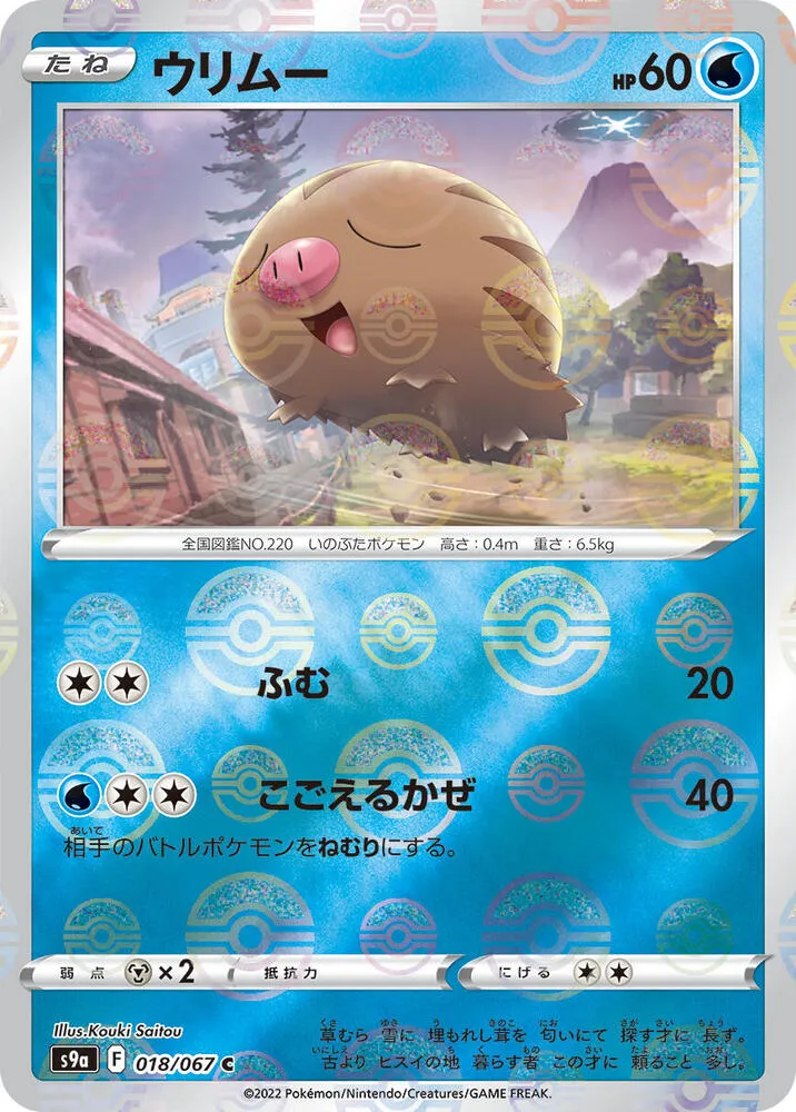 Front of Swinub (Poke Ball Pattern) 18, バトルリージョン Japanese