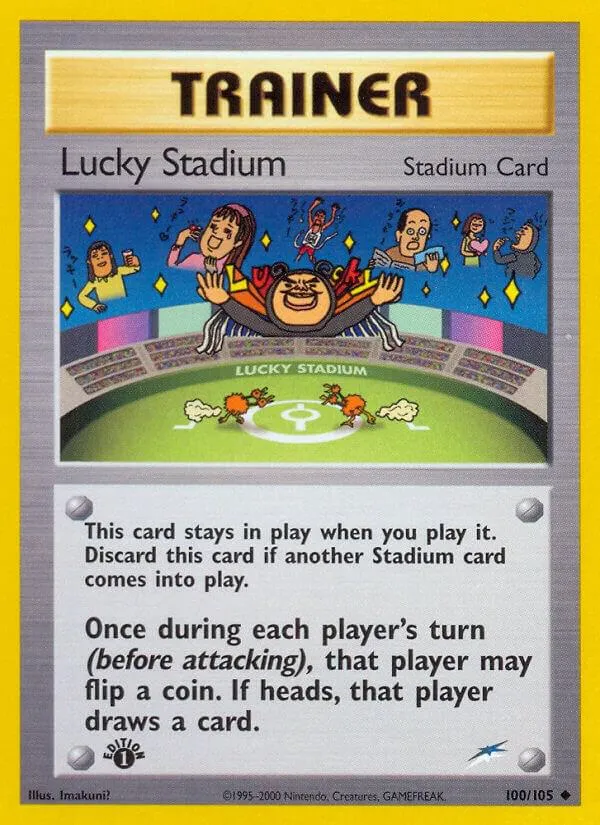 Front of Lucky Stadium 100, Neo Destiny English