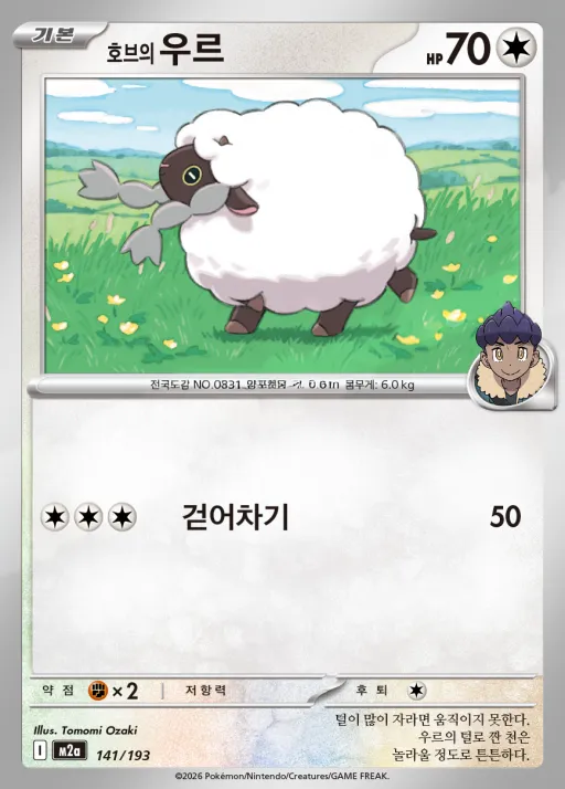 Front of 호브의 우르 141, MEGA 드림 ex Korean
