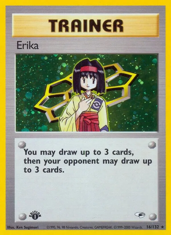 Gym Heroes 英語版 Erika 16 カード表面
