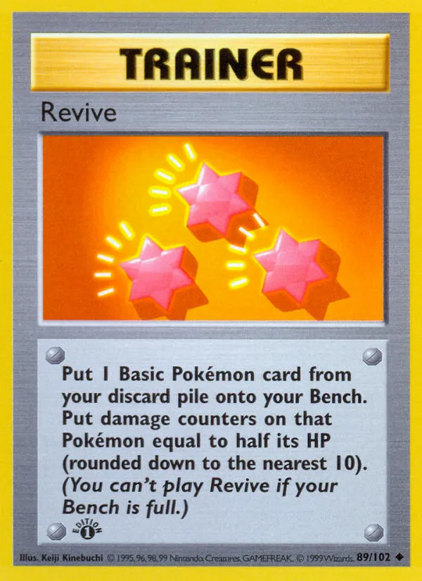 Base Set 英語版 Revive 89 カード表面