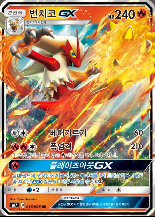 Front of 번치코 GX 18, 창공의 카리스마 Korean