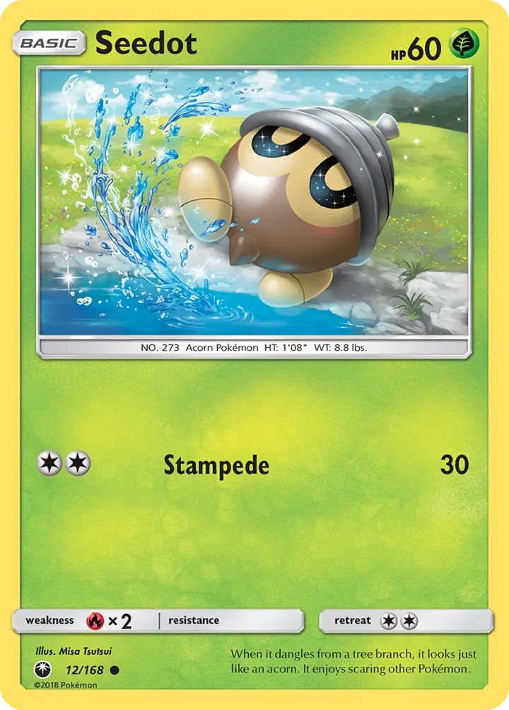 Sun & Moon—Celestial Storm 英語版 Seedot 12 カード表面