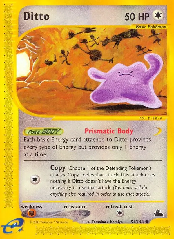 Skyridge 英語版 Ditto 51 カード表面