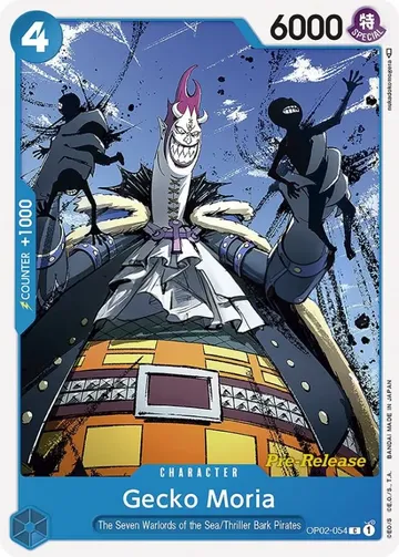 Gecko Moria OP02-054 · プレリリース ¥1,336