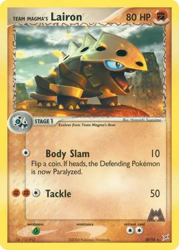 Team Magma's Lairon 20 $2.50