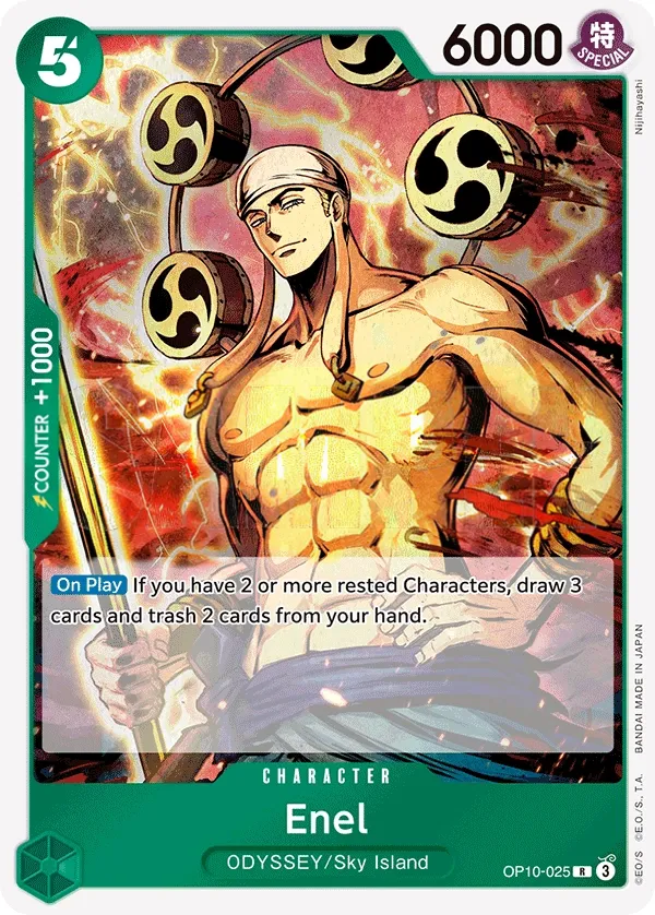 Royal Blood 英語版 Enel OP10-025 カード表面