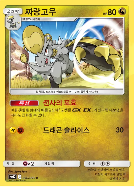 Front of 짜랑고우 70, 얼터제네시스 Korean