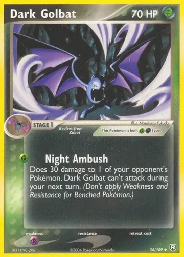 Dark Golbat 34 $5.05