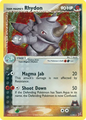 Team Magma's Rhydon 11 $36.58