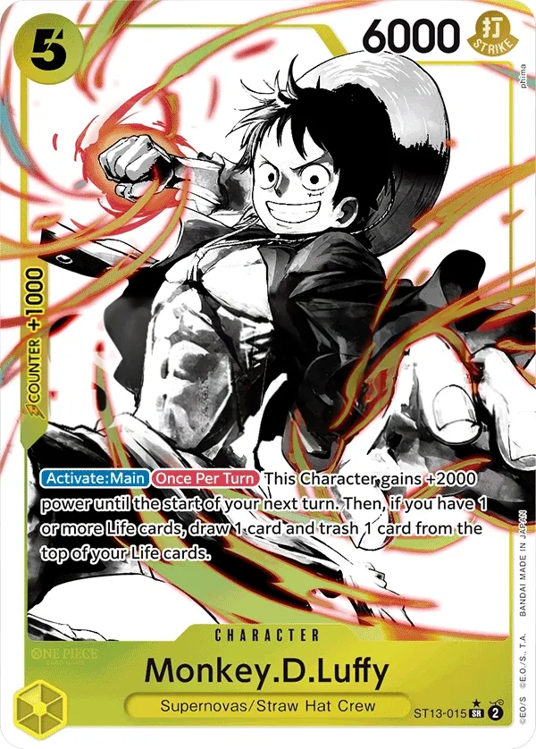 Front of Monkey.D.Luffy ST13-015 · Parallel, The Three Brothers English