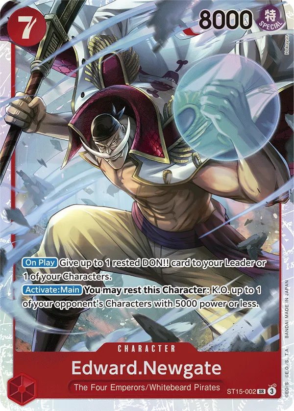 RED Edward.Newgate 英語版 Edward.Newgate ST15-002 カード表面