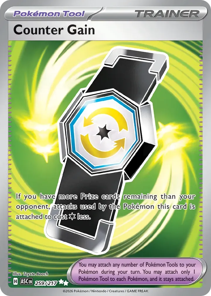Mega Evolution—Ascended Heroes 英語版 Counter Gain 259 カード表面