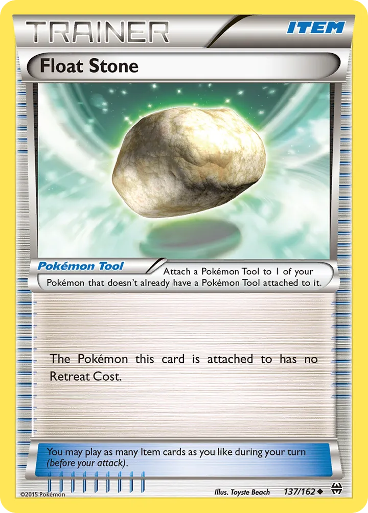 XY—BREAKthrough 英語版 Float Stone 137 カード表面