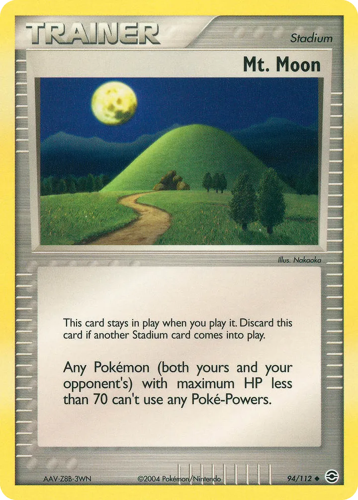 EX FireRed & LeafGreen 英語版 Mt. Moon 94 カード表面