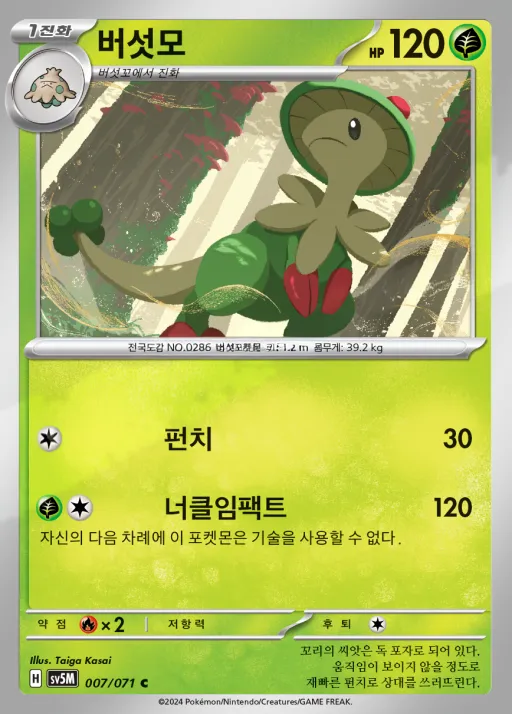 Front of 버섯모 7, 사이버저지 Korean