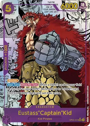 Eustass"Captain"Kid OP05-074 · Parallel 2 $723.65