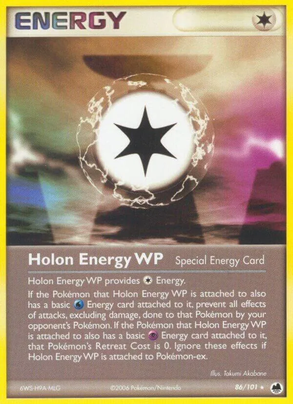 EX Dragon Frontiers 영어판 Holon Energy WP 86 카드 앞면
