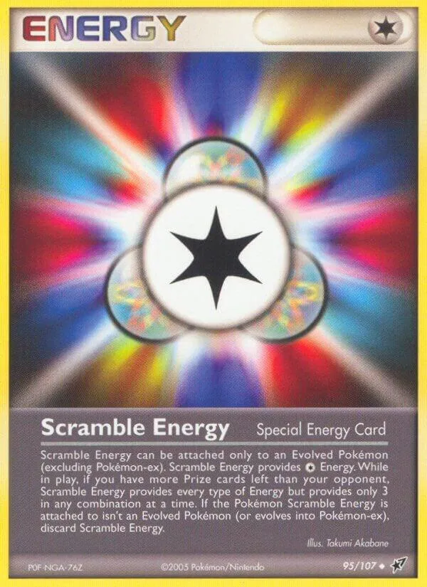EX Deoxys 영어판 Scramble Energy 95 카드 앞면