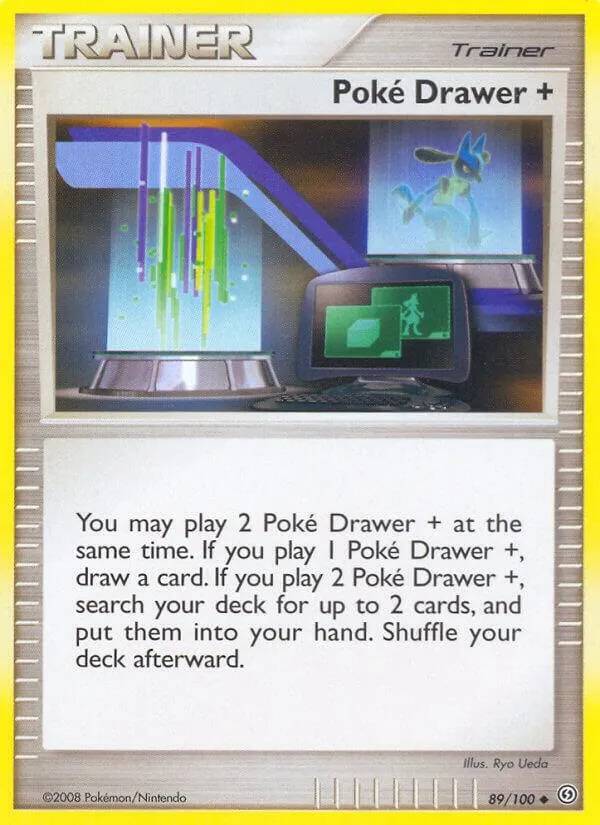 Diamond & Pearl—Stormfront 영어판 Poké Drawer + 89 카드 앞면