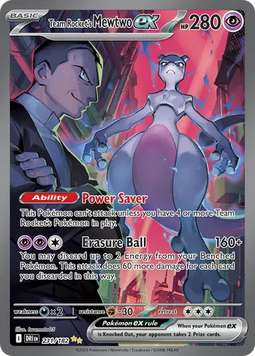 Team Rocket's Mewtwo ex 231 $328.55