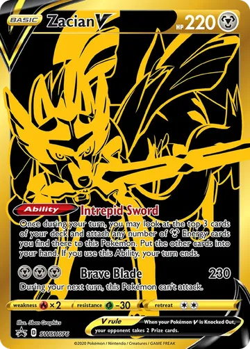 Zacian V SWSH076 $10.93