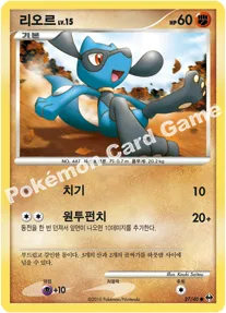 또 다른 세계 韓国語版 리오르 27 カード表面