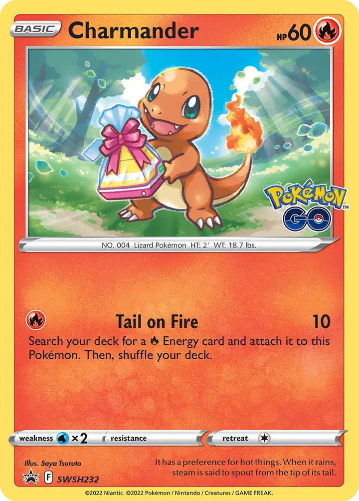 SWSH Black Star Promos 英語版 Charmander SWSH232 カード表面