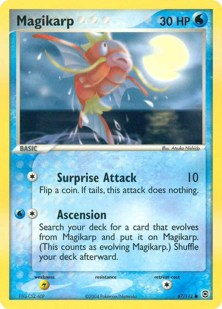 EX FireRed & LeafGreen 英語版 Magikarp 67 カード表面