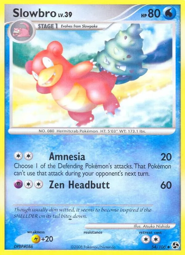 Diamond & Pearl—Great Encounters 英語版 Slowbro 54 カード表面