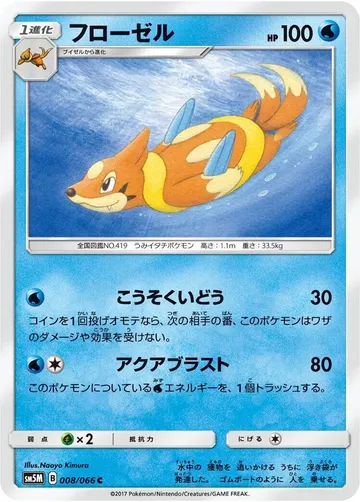Floatzel 8 $1.25