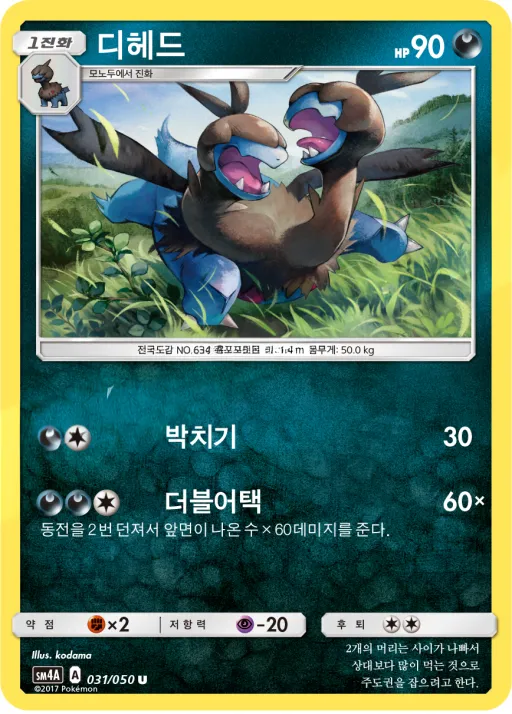 Front of 디헤드 31, 초차원의 침략자 Korean