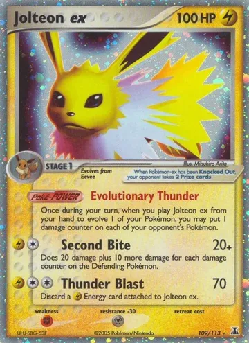 Jolteon ex 109 $204.16