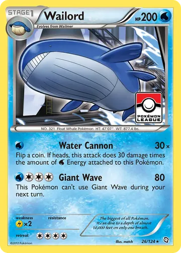 Wailord 26 $5.05
