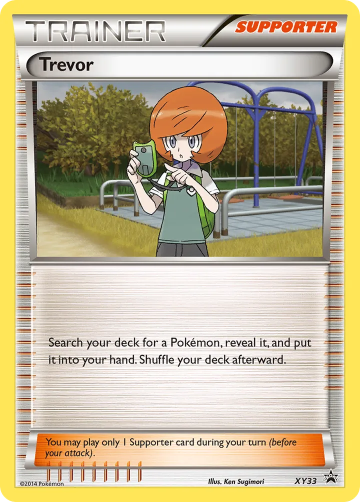 XY Black Star Promos 英語版 Trevor XY33 カード表面