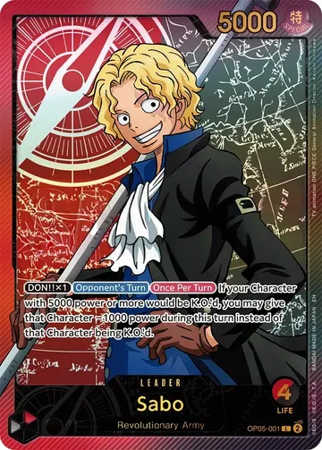 Sabo OP05-001 · Parallel 2 $1,125.00