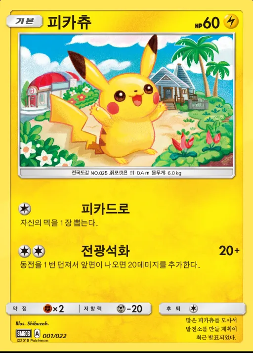 Front of 피카츄 1, 썬&문 전격 스타터 세트「라이코 GX」 Korean