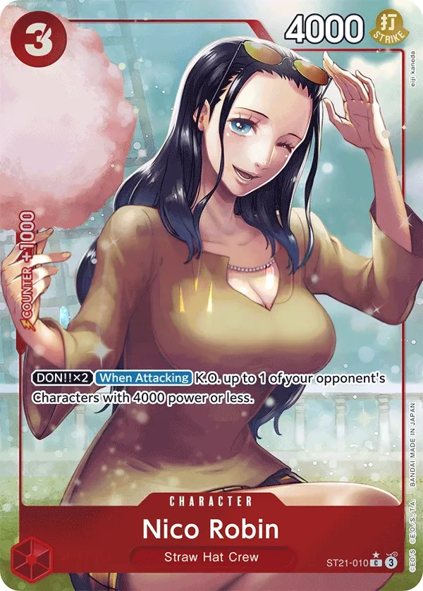 GEAR5 영어판 Nico Robin ST21-010 · 패럴렐 카드 앞면